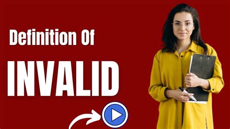 non invalid meaning