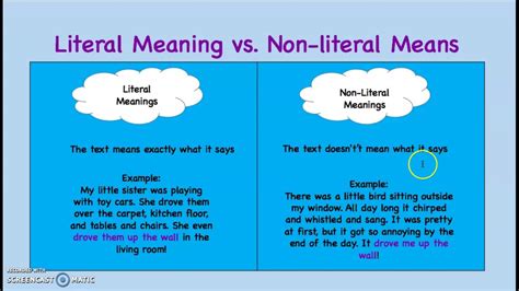 non literal examples