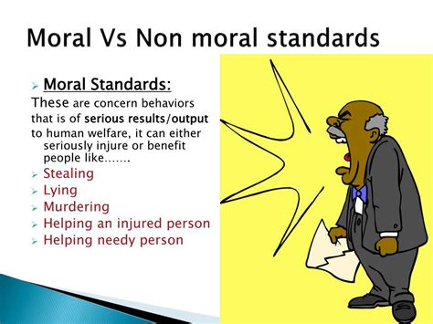 non moral examples