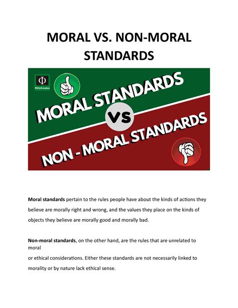 non moral examples in school