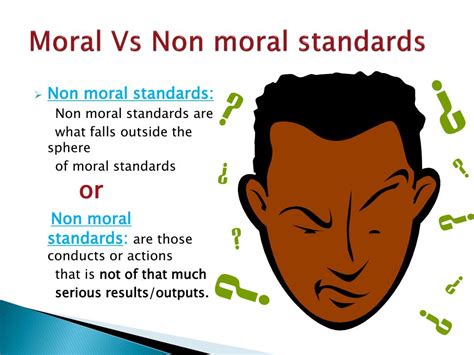 non moral meaning and example