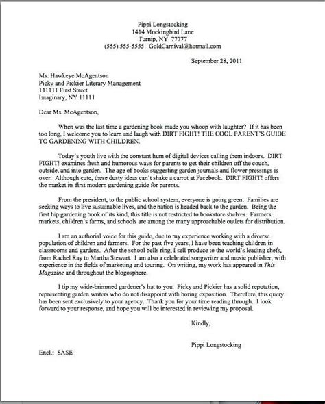 nonfiction query letter examples