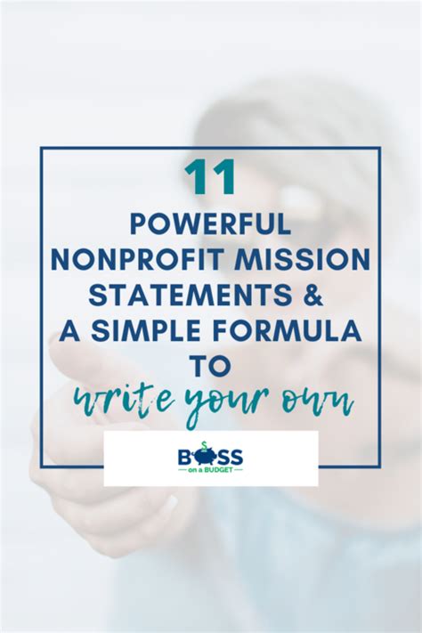 nonprofit purpose statement examples