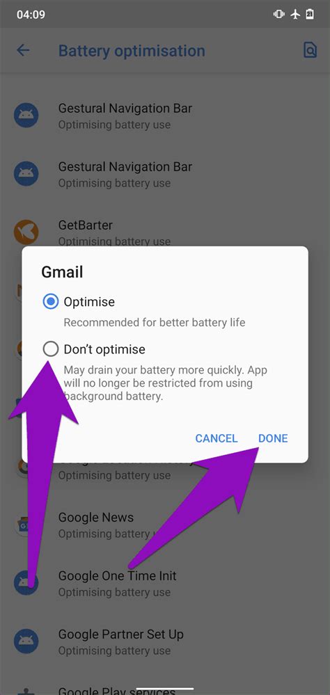not getting gmail notifications