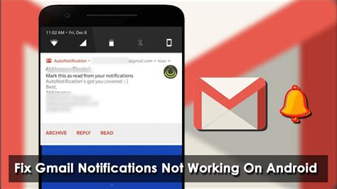 not getting gmail notifications until i open app android