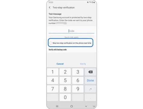 not receiving samsung verification code