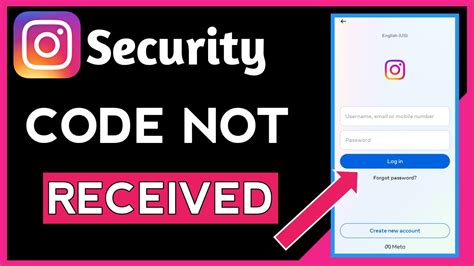 not receiving the instagram security code