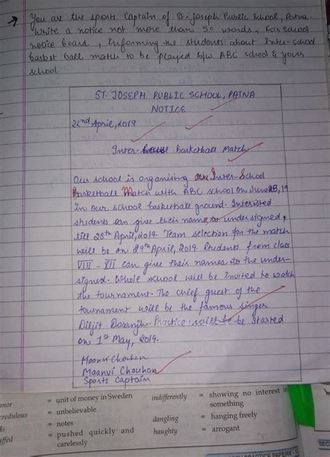 note making examples questions