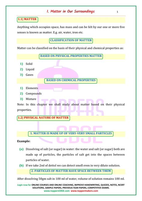note making summary class 9