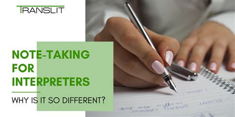 note taking techniques for interpreters