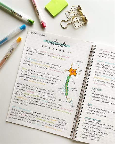 notebook aesthetic notes ideas