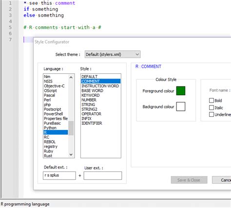 notepad++ not showing colors