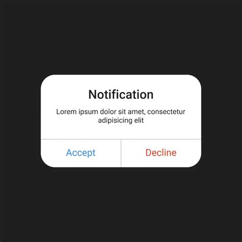 notification design template