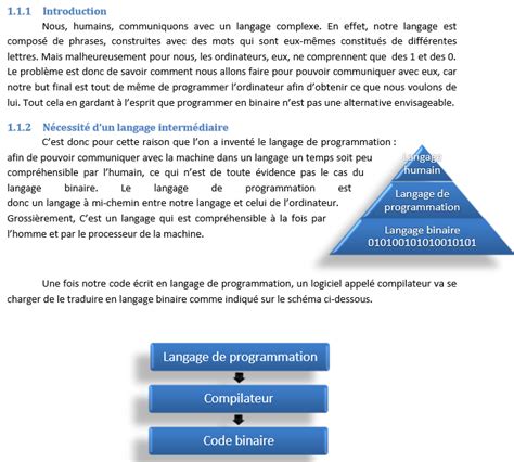 notion de langage informatique pdf