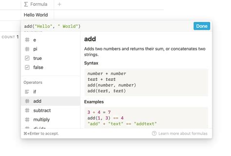 notion formula examples