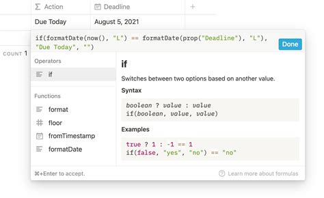 notion formula if multi select