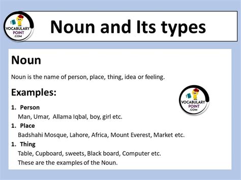 noun and its types with examples pdf download