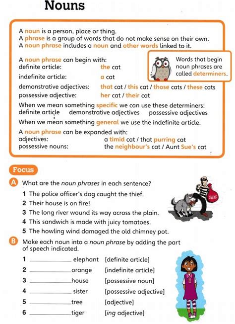 noun exercise for class 5 with answers
