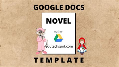 novel format template google docs