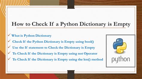 null dictionary in python