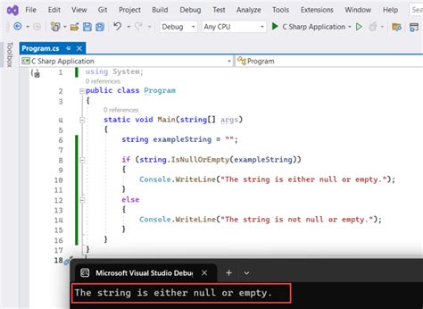 null vs is not null c#