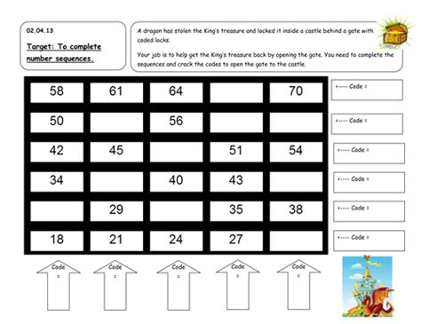 number sequence challenges