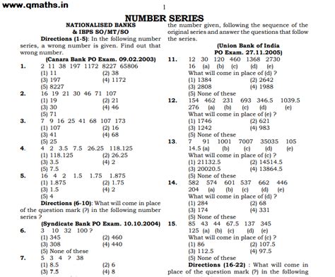 number series questions and answers pdf in tamil