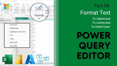 number to text format power query