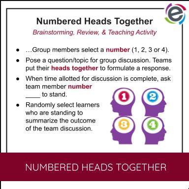 numbered heads together step numbering