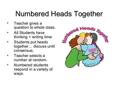 numbered heads together step questioning