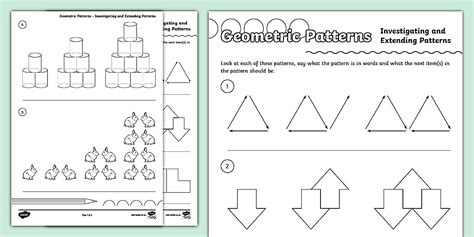 numeric and geometric patterns grade 7 notes