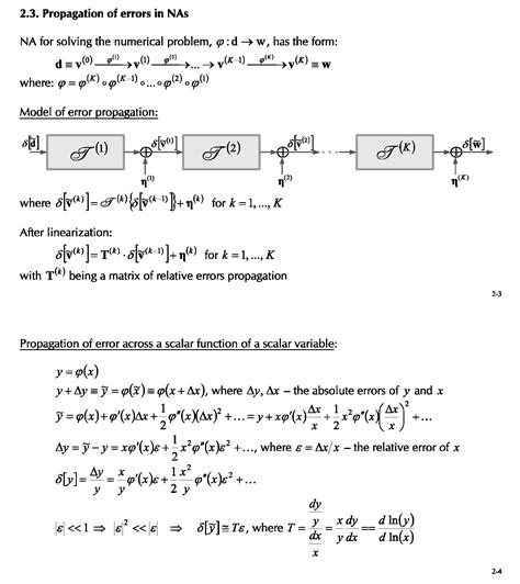 numerical analysis error propagation