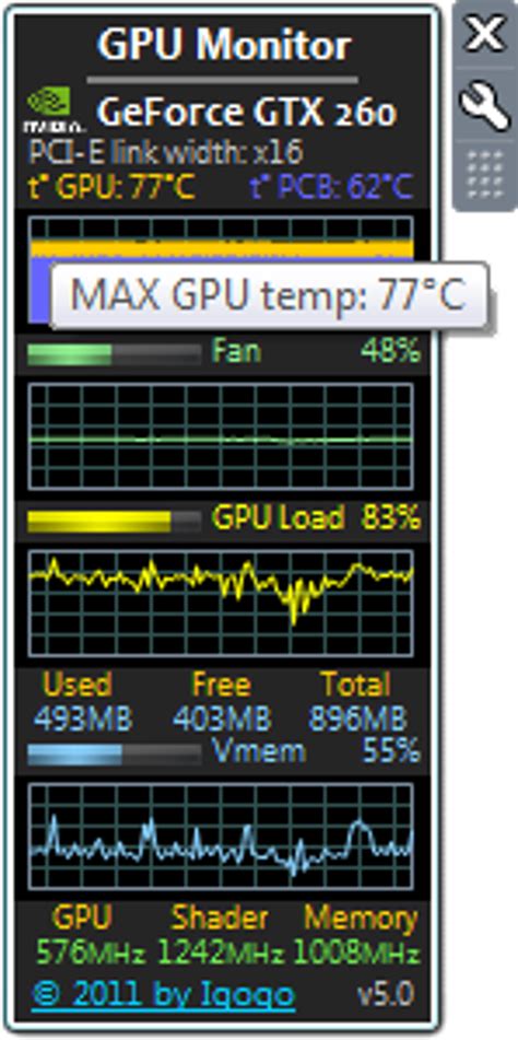 nvidia temp monitor software