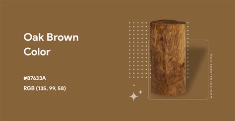 oak wood brown hex code