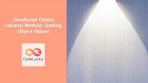 object values javascript order