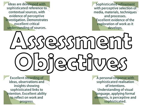 objective assessment sample