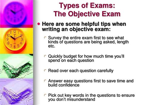 objective exam meaning