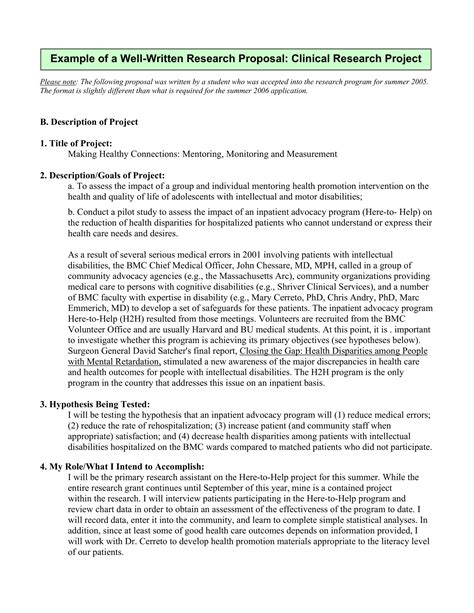 objectives of project work for students examples