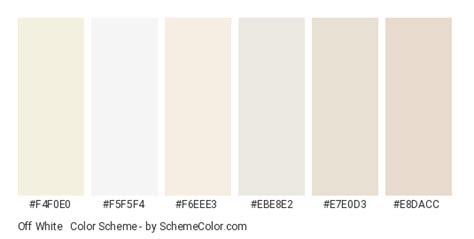 off white page color hex code