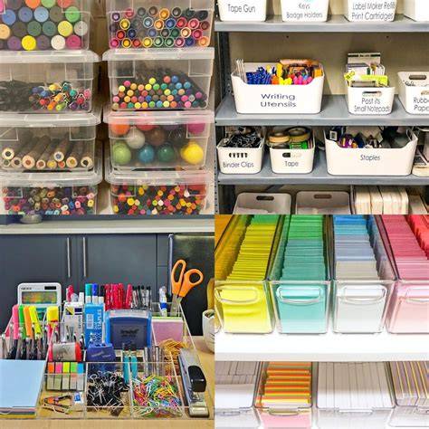 office boy organizing supplies