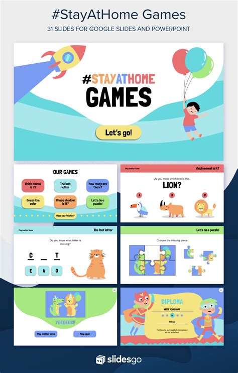 offline interactive games for students ppt
