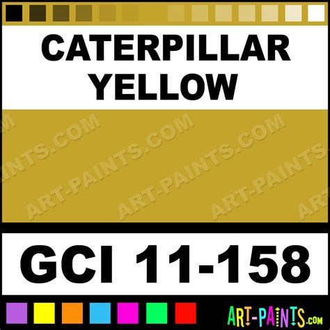 old caterpillar yellow paint code