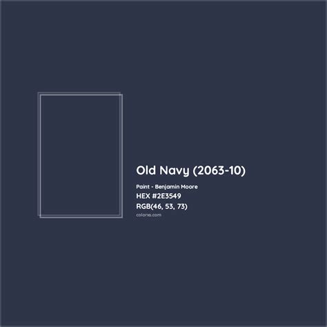 old navy blue color code