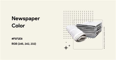 old newspaper colour hex code