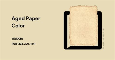 old paper color hex code