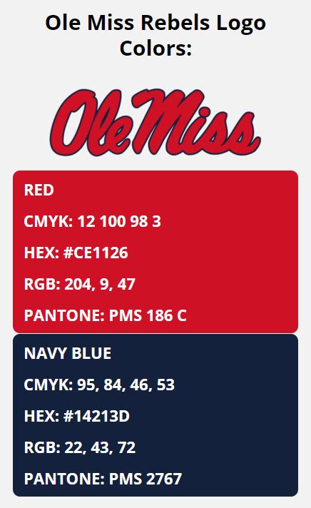 ole miss blue color code