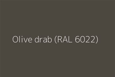 olive drab ral code