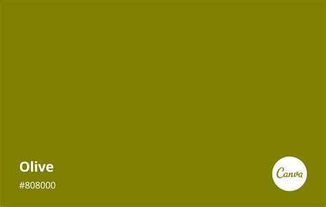 olive green code in canva