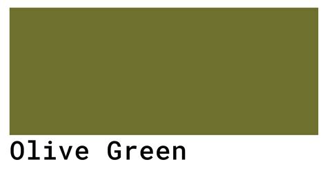 olive green color number code