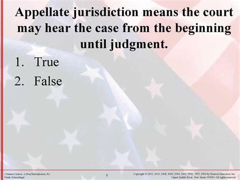 one of the elements required in a criminal case is jurisdiction true or false